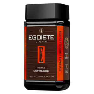Кофе натуральный сублимированный растворимый Double Espresso (Дабл Эспрессо) ТМ Egoiste (Эгоист)