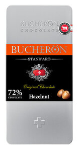 Шоколад горький с фундуком 72% ТМ Bucheron (Бушерон)