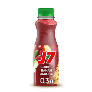 Продукт питьевой J7 Полезный перекус яблоко/банан/вишня/черешня/морковь