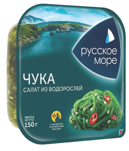 Салат Русское море из водорослей чука