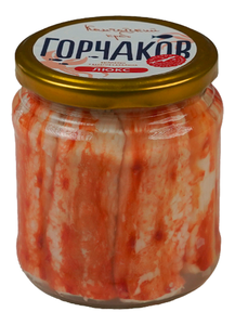Мясо краба Горчаков натуральное люкс
