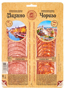 Сырокопченая колбаса Милано/Чоризо ТМ Мясная история