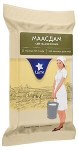 Сыр Laime Маасдам 45% БЗМЖ, 200 г