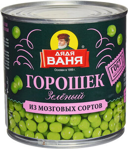 Горошек зеленый консервированный ТМ Дядя Ваня