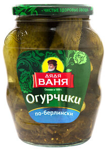 Огурчики маринованные по-берлински ТМ Дядя Ваня