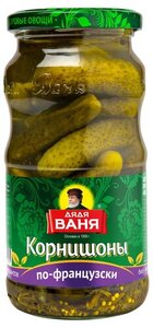 Корнишоны консервированные По-французски ТМ Дядя Ваня