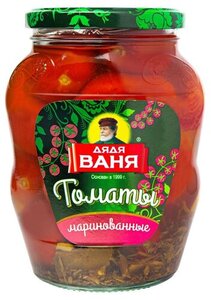 Томаты маринованные красные, бурые ТМ Дядя Ваня