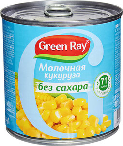 Кукуруза молодая Грин Рэй без сахара 425мл