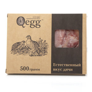 Бескостное замороженное мясо перепела ТМ Qegg (Кегг)