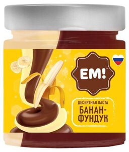Паста десертная Ем Банан-фундук с добавлением какао