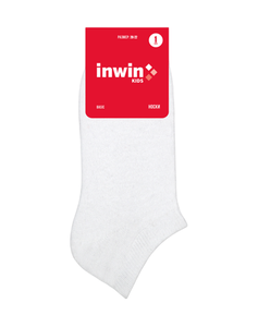 Носки детские Inwin белый меланж, низкие, р14-22