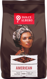 Кофе Dolce Albero American зерновой