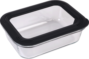 Контейнер Hopps жаропрочное стекло, силикон 660 мл