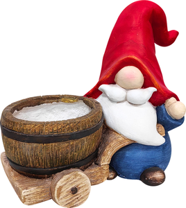 Фигура садовая Giardino Club Гном с горшком 38,5х21,5х34 см