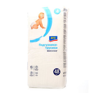 Подгузники-трусики maxi 8-13 кг, 48 шт ТМ Aro (Аро)