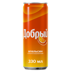 Напиток газированный «Добрый» Апельсин, 330 мл