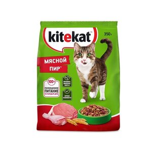Сухой корм для кошек Мясной пир ТМ Kitekat (Китикет)