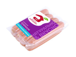 Сосиски Премиум с натуральными сливками ТМ Мясной дом Бородина