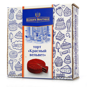 Торт красный вельвет ТМ Baker's Boutique (Бейкерс Бутик)