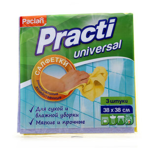 Салфетки для уборки ТМ Paclan (Пакла)