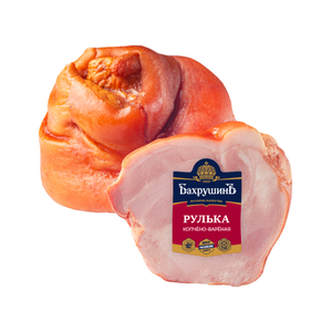 Рулька свиная Бахрушин варено-копченая, ~1 кг Рулька свиная Бахрушин варено-копченая, ~1 кг