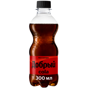 Напиток газированный «Добрый» Кола без сахара, 300 мл