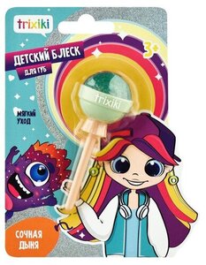 Блеск для губ детский Trixiki мятный