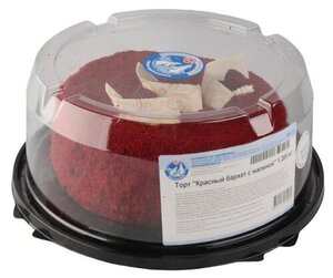 Торт Север-Метрополь Красный бархат с малиной