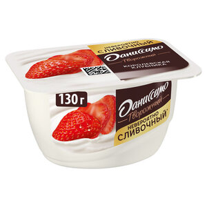 Творожок Даниссимо Королевская клубника 5,6% БЗМЖ