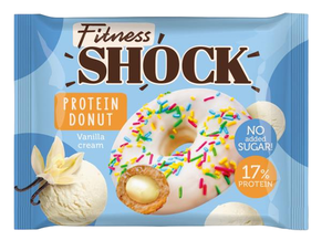 Донат FitnesSHOCK Протеиновый с ванильной начинкой