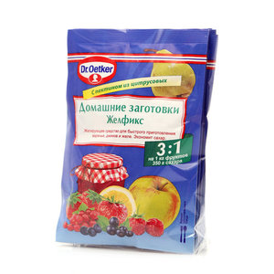 Домашние заготовки желфикс c пектином из цитрусовых ТМ Dr.Oetker (Др.Откер)