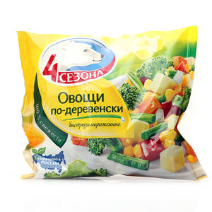 Смесь Овощи по-деревенски быстрозамороженная ТМ 4 Сезона