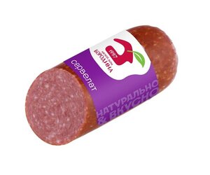 Колбаса варено-копченая Сервелат ТМ Мясной дом Бородина