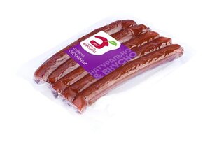 Колбаски полукопченые Охотничьи ТМ Мясной дом Бородина