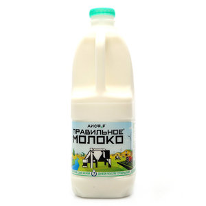Молоко пастеризованное 2,5% ТМ Правильное молоко