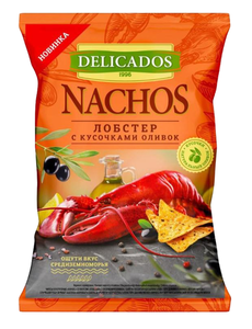 Чипсы кукурузные Delicados Nachos Лобстер