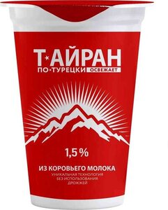 Напиток кисломолочный Т-айран по-турецки с солью 1,5%