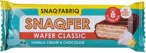 Батончик вафельный Snaq Fabriq Snaqfer Ванильный крем и бельгийский шоколад без сахара