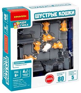 Игра логическая Bondibon БондиЛогика Шустрые кошки