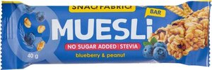 Батончик-мюсли Snaq Fabriq Muesli Черника и арахис без сахара