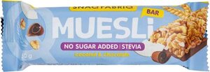 Батончик-мюсли Snaq Fabriq Muesli Кокос и молочный шоколад без сахара