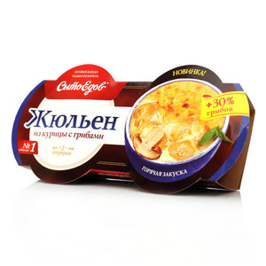 Жульен из курицы с грибами 2*125г ТМ СытоЕдов
