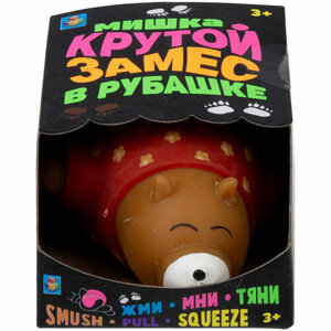 Игрушка-жмяка 1Toy Крутой замес Мишка