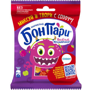 Мармелад жевательный «Бон Пари» Веселые Кошмарики, 75 г