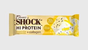 Батончик глазированный FitnesShock Лимон-чиа без сахара