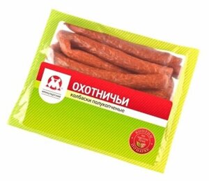 Колбаски полукопченые "Кронштадтский" Охотничьи