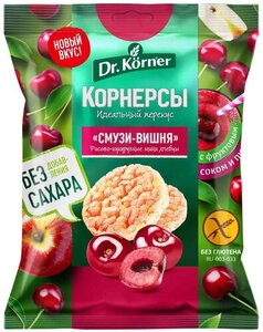 Мини хлебцы рисово-кукурузные Dr. Körner Смузи-вишня