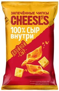 Чипсы пшенично-картофельные Cheesl's Двойной сыр