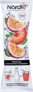 Фруктово-ягодная основа замороженная Nordic Лимонад Маракуйя и клубника
