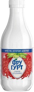 Напиток кисломолочный Фругурт с клубникой 1%